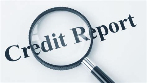 credit report from credit reporting agency